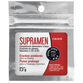 Stimulant SupraMen 4 gélules