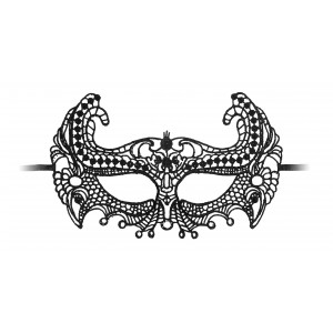 Ouch! Empress Lace Mask Black