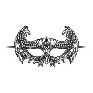 Ouch! Empress Lace Mask Schwarz