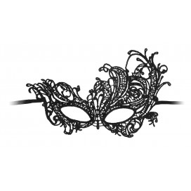 Ouch! Royal Black Lace Mask  - Black
