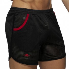 Rocky Long Shorts Black and Red