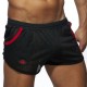 Pocket Rocky Shorts Black-Red