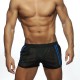 Pocket Rocky Shorts Black-Blue