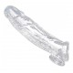 Funda para el pene Enhancer 19 x 5cm Transparente