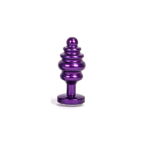 Anal Alloy Jewel 6.5 x 3 cm Purple