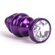 Juwel Anal Alloy 6.5 x 3 cm Violett