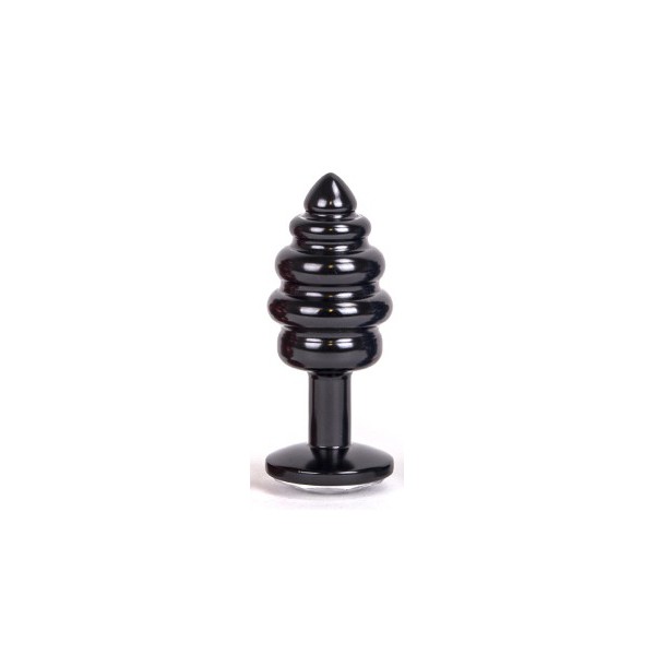 Schmuckstück anal Alloy 6.5 x 3 cm Schwarz