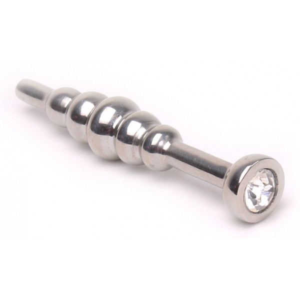 Plug bijou d'urètre Ball Dipstick Transparent 6cm | 12mm