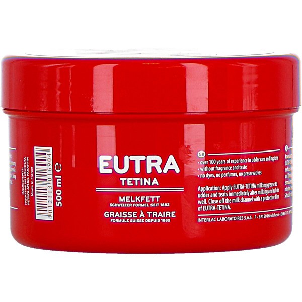 Grasso per mungitura Eutra Tetina 500 mL