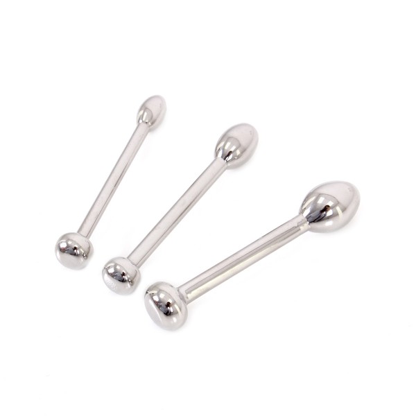 Kit of 3 plugs for urethra 4.5cm | 6 to 10mm
