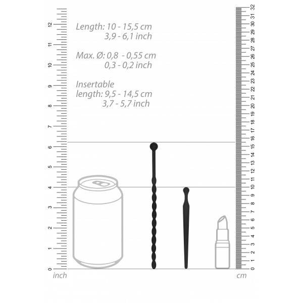 Beginners Urethra Plugs Kit 2 Stück