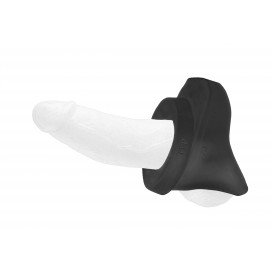 The Bumper Silicone Penis Ring Set Black