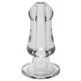 Plug with Tunnel The Rook 15 x 6 cm Clear
