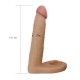 Double Dildo Cockring - 14 x 2.8 cm Flesh