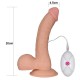 Dildo vibratório ultra macio 17 x 4,5 cm