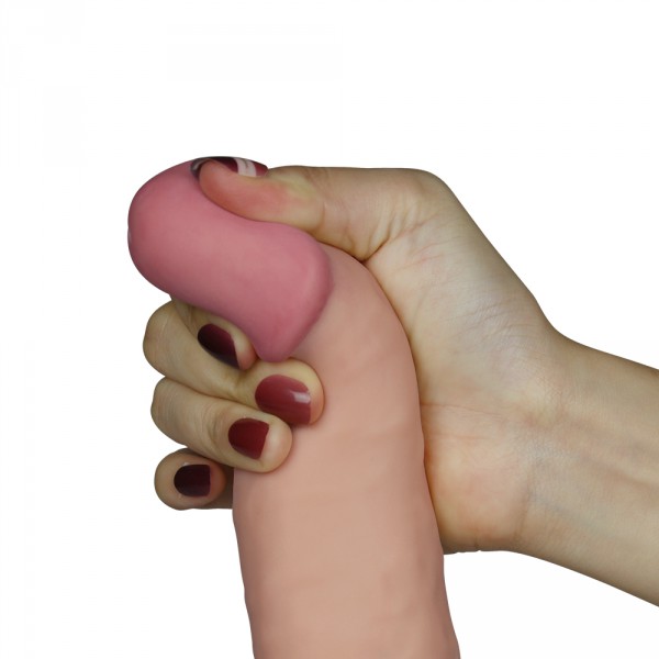 Ultra Soft Thick Vibrierender Dildo 17 x 4,5 cm