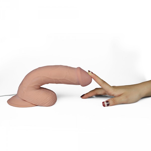 Ultra Soft Vibrierender Dildo 17 x 4,5 cm