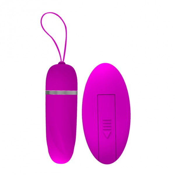 Debby Purple Wireless Vibrating Egg - 8.5 x 2.8 cm