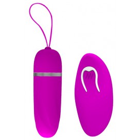 Debby Purple Wireless Vibrating Egg - 8.5 x 2.8 cm