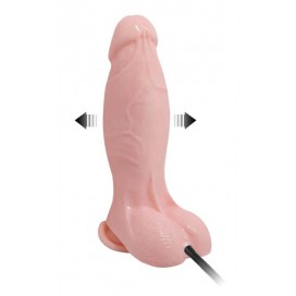 Opblaasbare penis dildo Float 17 x 4cm roze