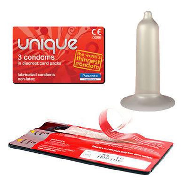 Latex free condoms PASANTE x3
