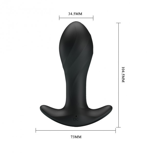 TORP vibrerende anaalplug 8 x 3,4 cm