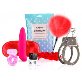 LoveBoxxx Caja de 7 juguetes sexuales para el feliz cumpleaños