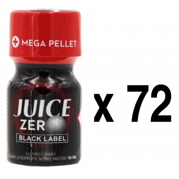  JUICE ZERO Etichetta nera 10mL x72