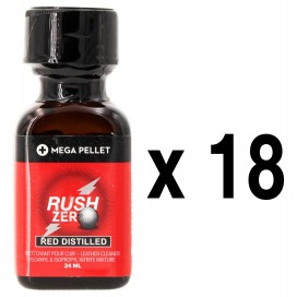  RUSH ZERO Red Distilled 24mL x18