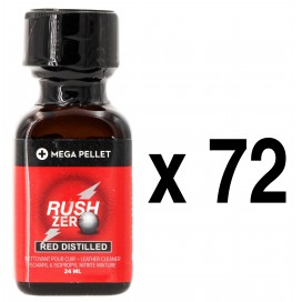 RUSH ZERO Rood Gedistilleerd 24ml x72