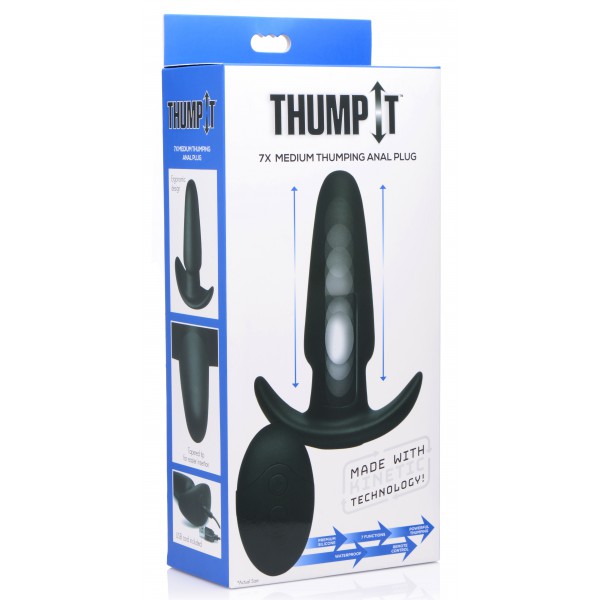 THUMP IT Medium Vibrerende Slagplug 12 x 4 cm