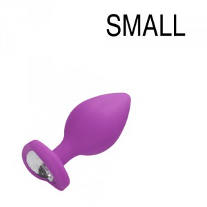 Ouch! Plug Bijou Anal Heart Violet 6 x 2,8 cm