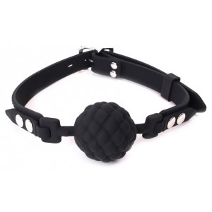 Kiotos PineCone Silicone Ball Gag Preto