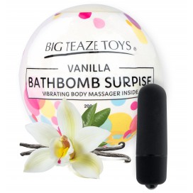Big Teaze Toys Bombe de bain Moussante avec Vibro Parfum Vanille