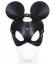 Masker met zwart muizengezicht