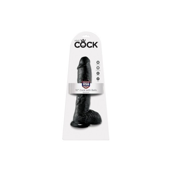 Consolador King Cock XXL 20 x 5,4 cm Negro