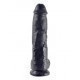 King Cock Dildo XXL 20 x 5,4 cm Schwarz