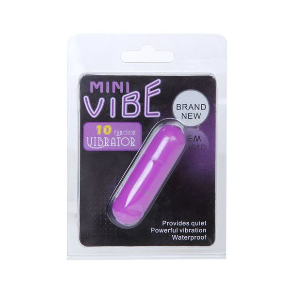 Mini Vibro 10 Funktionen 6cm Violett