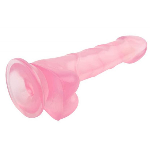 Dildo Rosa Hi-Rubber 14 x 3,6 cm