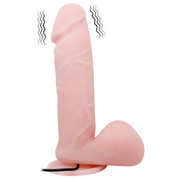 Vibrierender Dong-Dildo 15 x 4 cm