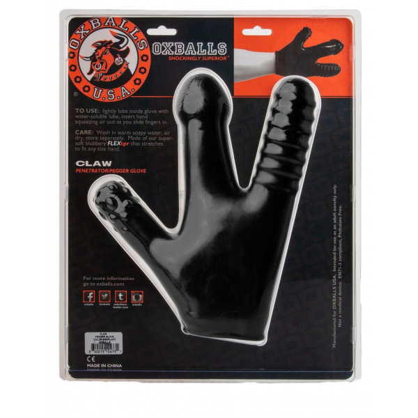 Schwarzer Handschuh CLAW Oxballs