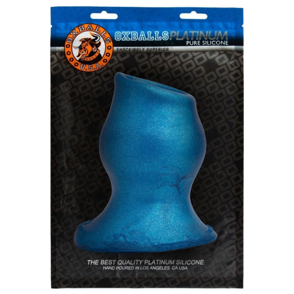 PiG-HOLE Platinum Tunnel Plug Azul 13 x 9 cm