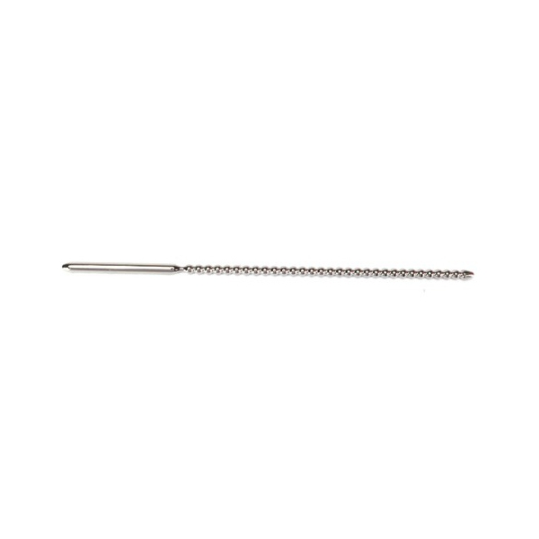 Tige d'urètre Métal RIBBED 17cm | 8mm