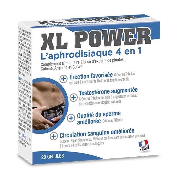 Estimulante de la erección XL Power 20 cápsulas