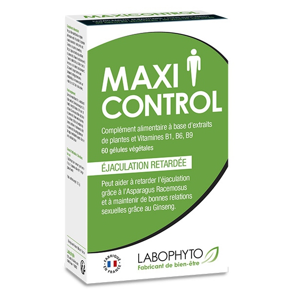 Cápsulas Maxi Control para retrasar la eyaculación