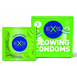 EXS Condones brillantes x3
