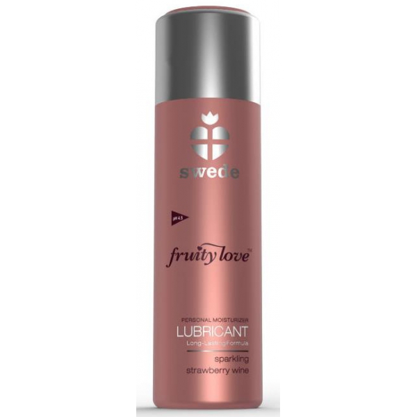 FRUITY LOVE Lubrificante aromatizzato vino frizzante alla fragola 50 ml