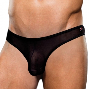 ENVY Black Mesh Thong