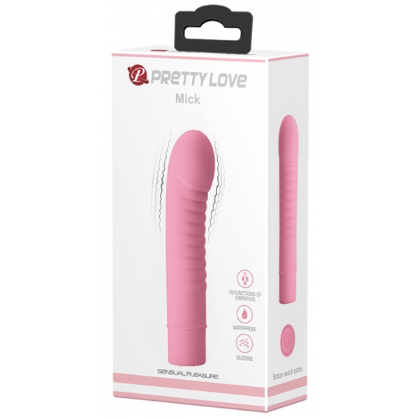 Mick Pretty Love Vibrador 10 x 2,7 cm Rosa