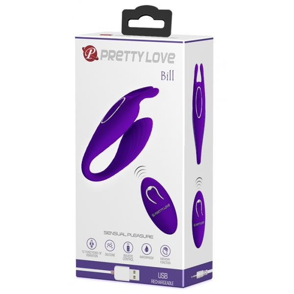 Bill Pretty Love Stimolatore clitorideo 10 x 3,3 cm Viola